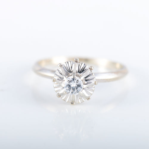 Bague 49 Bague Solitaire Diamant 58 Facettes JE477