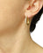 Boucles d'oreilles Créoles or jaune et diamants 58 Facettes 20400000802