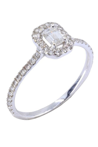 Bague 61 BAGUE MODERNE DIAMANTS 58 Facettes 065261