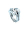 Bague 54 Boucheron. Bague or blanc 58 Facettes