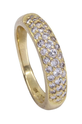 Bague 57 Bague jonc diamanté 58 Facettes 081341