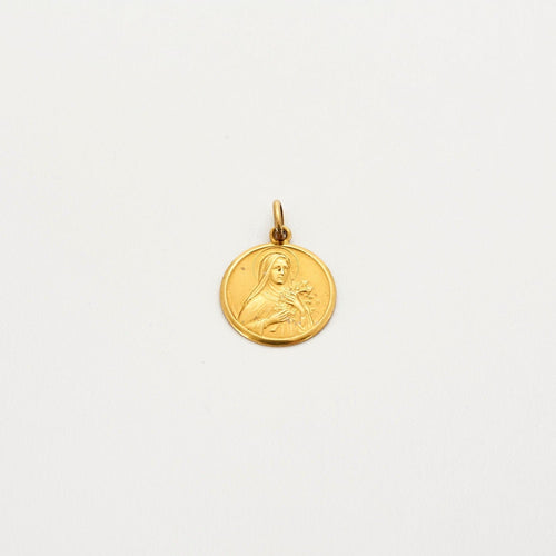 Pendentif Médaille ciselée Vierge 58 Facettes