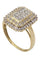 Bague BAGUE MODERNE PAVAGE DIAMANTS 58 Facettes 057481