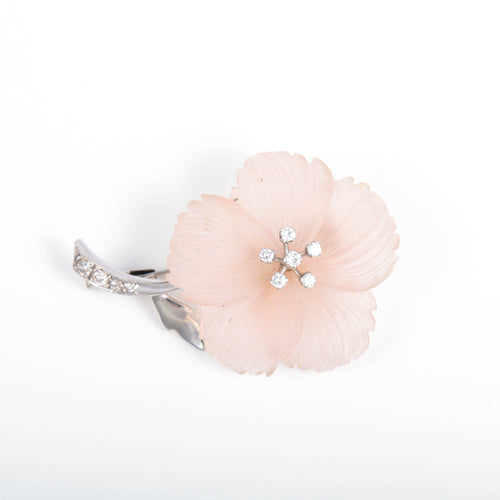Broche Broche Hibiscus Diamants 58 Facettes 220330