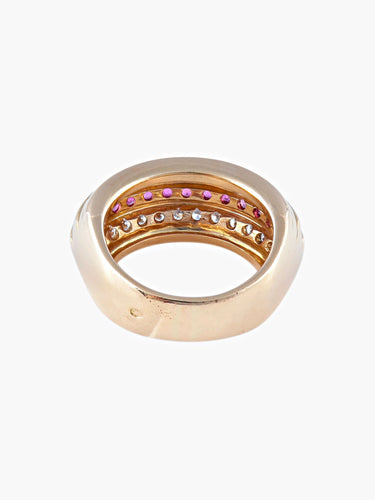 Bague 55 Bague Boule Rubis 58 Facettes