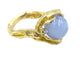 Bague GILBERT ALBERT. Bague or jaune et diamants 58 Facettes