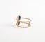 Bague 50.5 Bague Or Jaune et Lapis Lazulli 58 Facettes