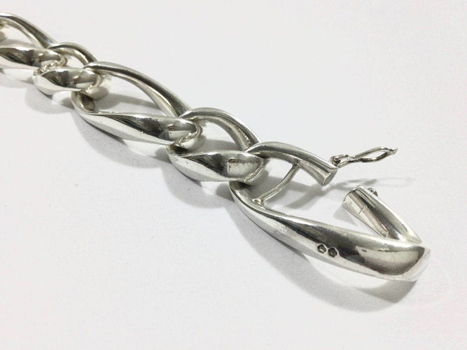 Bracelet Bracelet Argent Mailles Cheval 58 Facettes