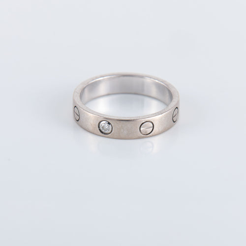 Bague 52 CARTIER - Bague Love Or gris Diamant 58 Facettes