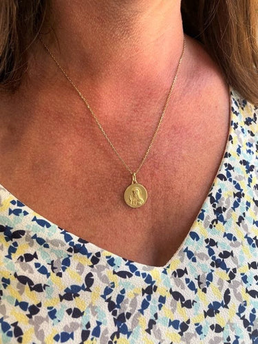 Pendentif MÉDAILLE ANCIENNE SCAPULAIRE 58 Facettes 053051