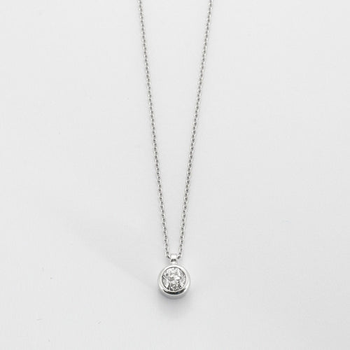 Collier Collier pendentif Diamant solitaire 58 Facettes