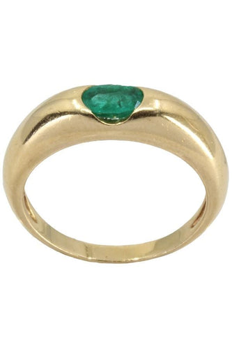 Bague 53 BAGUE JONC ÉMERAUDE 58 Facettes 056601