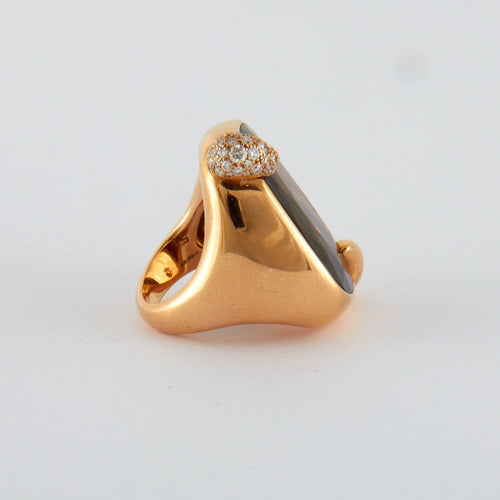 Bague 52 POMELLATO - Bague Ritratto Quartz fumé 58 Facettes