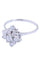 Bague 54 BAGUE FLEUR DIAMANTS ANNÉES 50 58 Facettes 073171