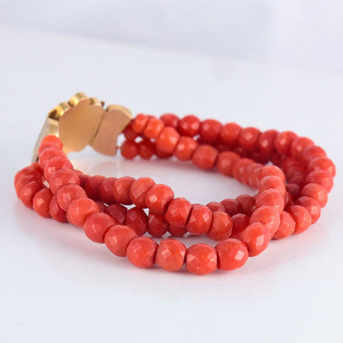 Bracelet Bracelet Napoléon III en corail 58 Facettes