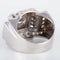 Bague 50 Bague Tank Platine Diamants 58 Facettes 8318