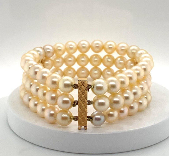 Bracelet Bracelet Perles Vintage Barrettes 58 Facettes