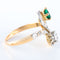 Bague Bague Toi & Moi émeraude diamant 58 Facettes 2845