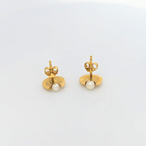 Boucles d'oreilles Boucles d'oreilles or jaune Perles 58 Facettes 27256