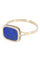Bague Bague en or jaune, lapis lazuli 58 Facettes 063561