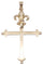 Pendentif CROIX ANCIENNE FLEUR DE LYS 58 Facettes 074181