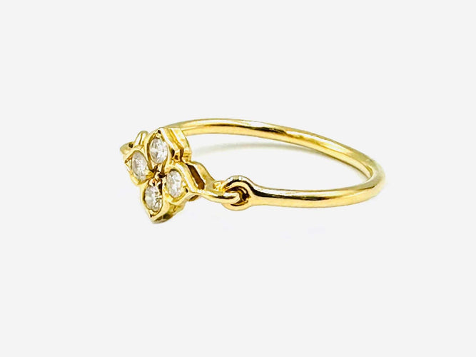 Bague CARTIER. Bague «Indes mystérieuses » or et diamants 58 Facettes