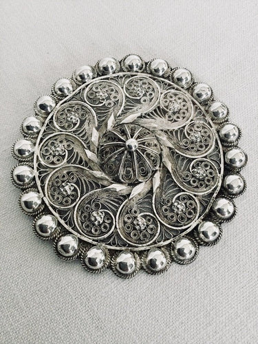 Broche Broche orientaliste Argent 58 Facettes