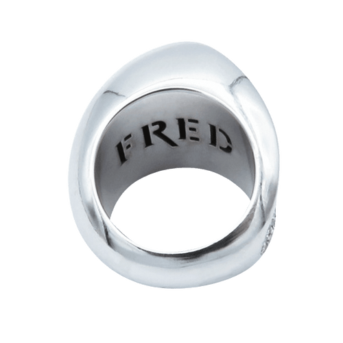 Bague Bague FRED "Candy" or gris & diamants 58 Facettes