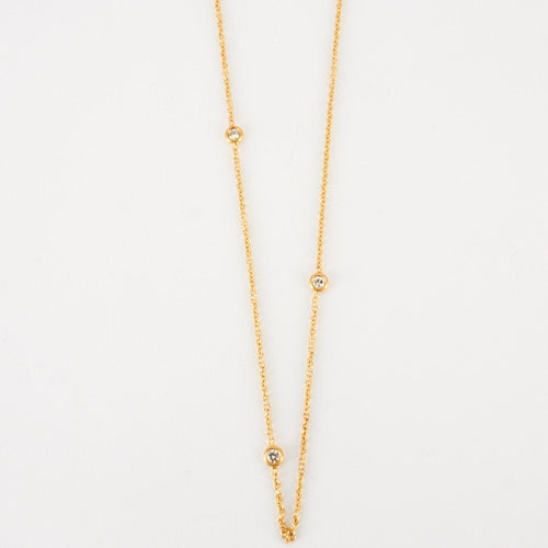 Collier Collier Or jaune Diamants 58 Facettes