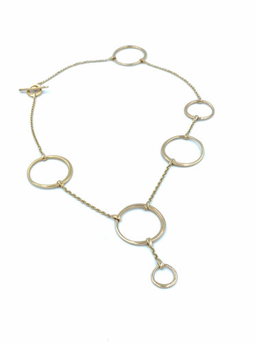 Collier Collier géométrique or rose 58 Facettes