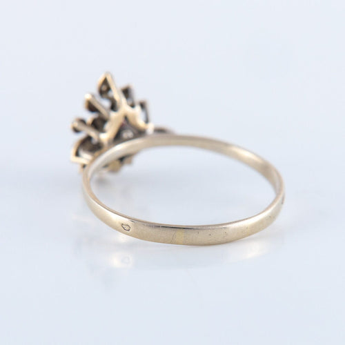 Bague 63 Bague Flocon Diamants 58 Facettes JE126