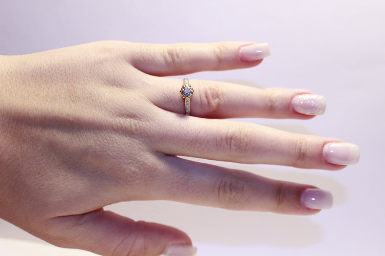 Bague 51 Bague Petite Etoile Diamants 58 Facettes