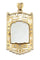 Pendentif MÉDAILLE VIERGE A L'ENFANT AU SCAPULAIRE ART-NOUVEAU 58 Facettes 039061