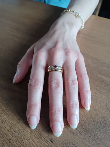 Bague 51 Bague Diamants et Rubis 58 Facettes 3108/1