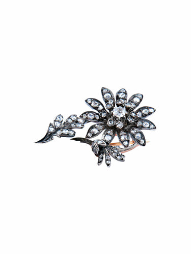 Broche Broche époque Napoléon III or rose 58 Facettes