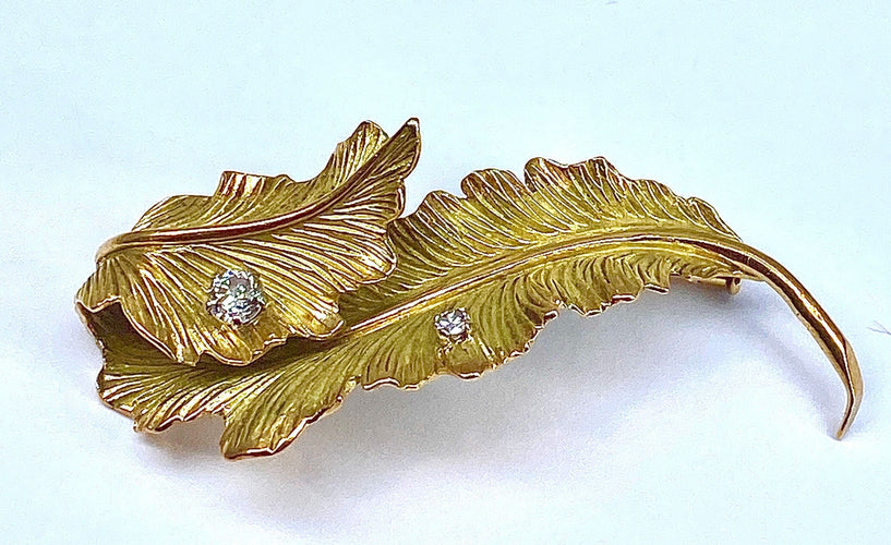 Broche Broche Or jaune Diamant 58 Facettes AB270