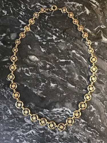 Collier Collier 1900, à décor floral 58 Facettes