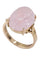 Bague BAGUE SCARABÉ QUARTZ ROSE 58 Facettes 066641