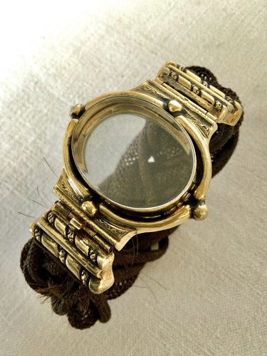 Bracelet Bracelet En Cheveux Et Vermeil 58 Facettes