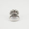 Bague 49.5 Bague marguerite, grenat, diamants 58 Facettes