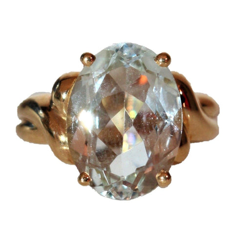 Bague 54 / Aigue-marine Bague aigue-marine 58 Facettes 515