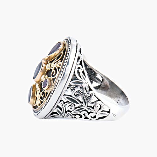 Bague 63 GEROCHRISTO Bague d'homme ovale 58 Facettes