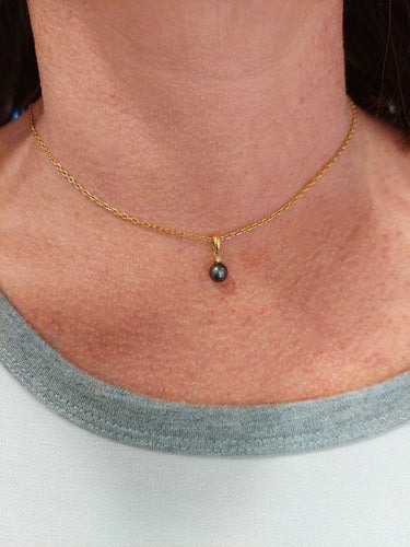 Pendentif PENDENTIF PERLE NOIRE 58 Facettes 076071