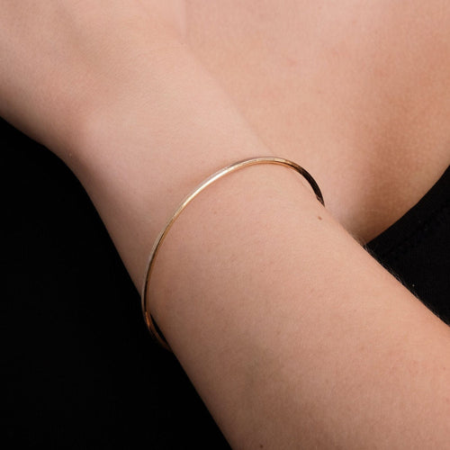 Bracelet Bracelet jonc en Or rose 58 Facettes P12L9