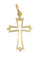 Pendentif CROIX MODERNE AJOURÉE 58 Facettes 046221