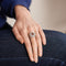 Bague 49.5 Bague marguerite, grenat, diamants 58 Facettes
