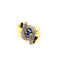 Bague 57 Bague or jaune diamants et saphirs 58 Facettes 3817
