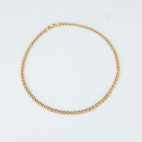 Collier Collier 2 ors maille tressée 58 Facettes EL10