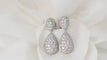 Boucles d'oreilles Pendants d'oreilles en or blanc et diamants 58 Facettes 32102