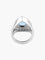 Bague 52 Bague Triangle Topaze bleue 58 Facettes